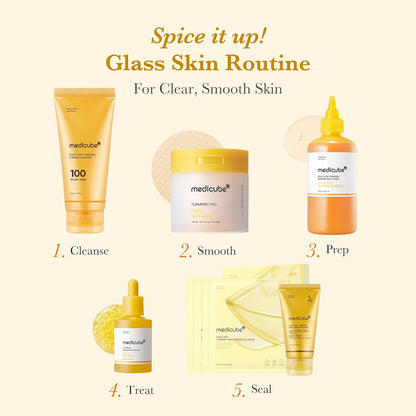 Kojic Turmeric Brightening Toner Pads